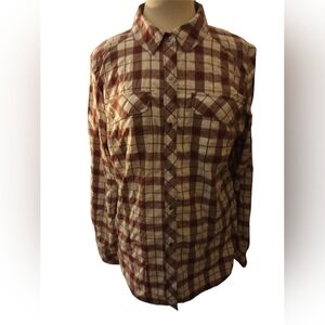 Rei women's long sleeve Western flannel size xl